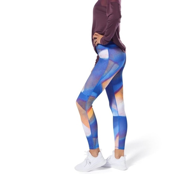 Reebok Women's Yoga Lux Bold High-Rise Tights DP5849 Size Large - Picture 2 of 16